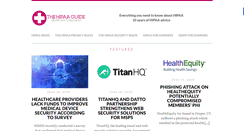 Desktop Screenshot of hipaaguide.net