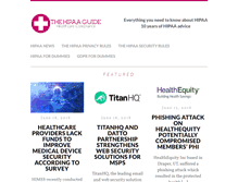 Tablet Screenshot of hipaaguide.net